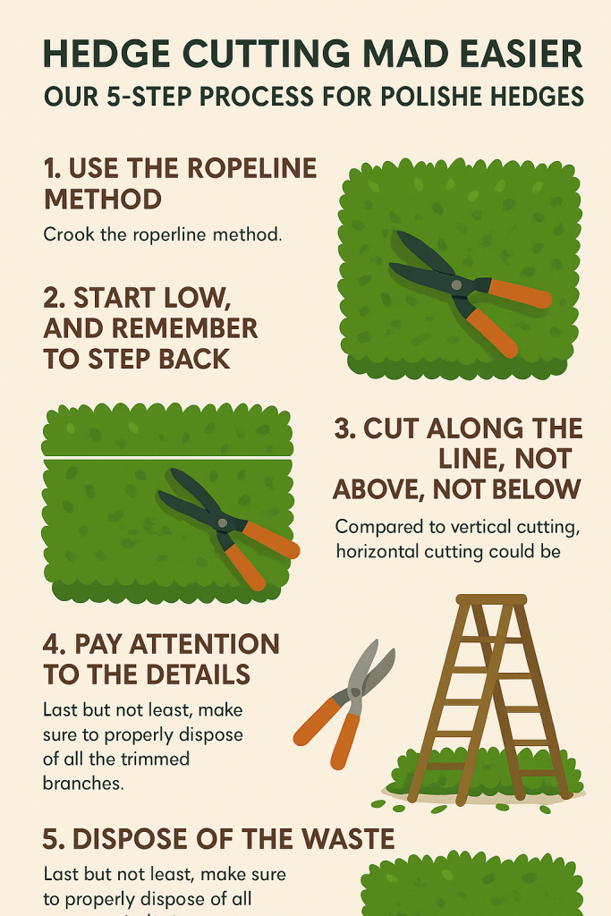 5 Step Process for Polished Hedges